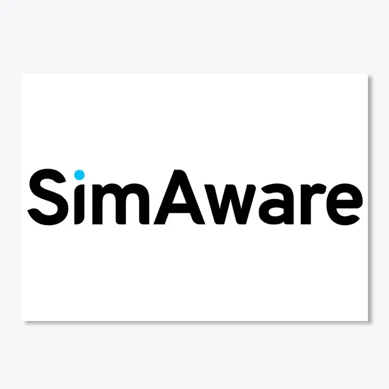 SimAware Logo Sticker